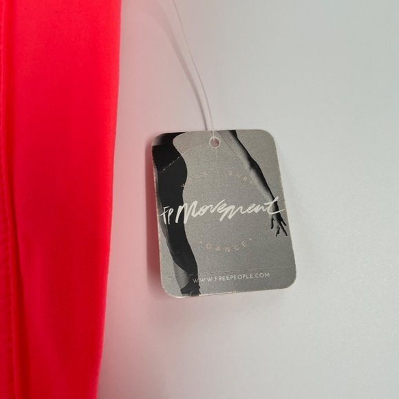 NWT Free People Movement High Rise Infinity Legging Small Neon Coral - Picture 5 of 11